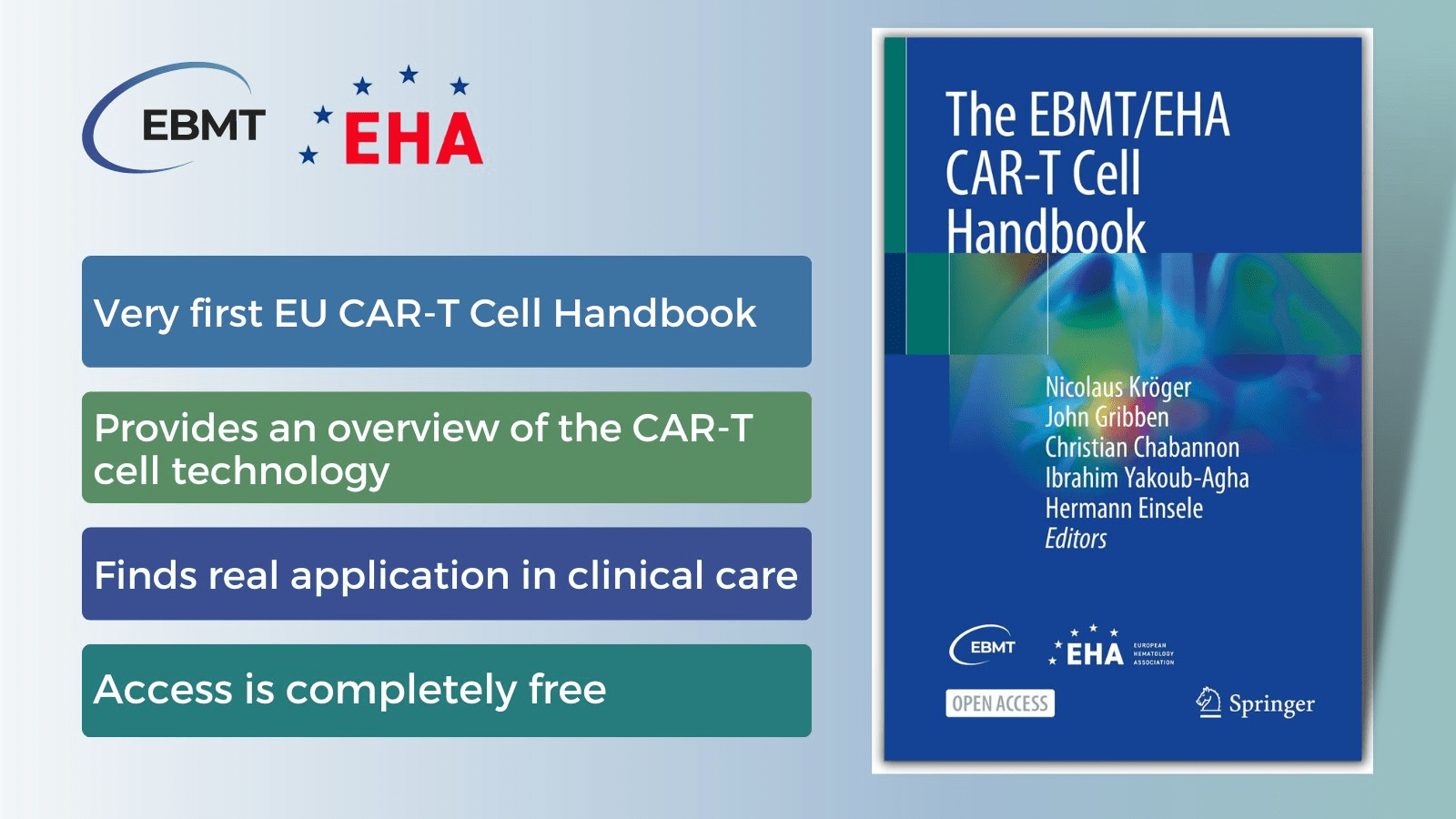 The EBMT/EHA CART Cell Handbook in NCBI Bookshelf EBMT